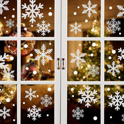 Giftmas Kerst Raamstickers – Raamstickers – Kerst Stickers – Raamstickers Kinderen – Kerstversiering voor Binnen - Kersdecoratie - 45 stuks