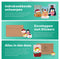 Giftmas Kerstkaarten - Wenskaarten - 36 Stuks - Met Enveloppen en Stickers - 10x15cm