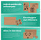 Giftmas Kerstkaarten - Wenskaarten - 36 Stuks - Met Enveloppen en Stickers - Nieuwjaarskaarten - 10x15cm