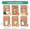 Giftmas Kerstkaarten - Wenskaarten - 36 Stuks - Met Enveloppen en Stickers - Nieuwjaarskaarten - 10x15cm