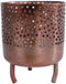 Gifts Amsterdam Metalen Theelichthouder Luca 10x8 cm Koper