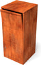 Giftu Cortenstaal Brievenbus Lengte: 420 Breedte: 420 Hoogte: 950