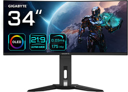 Gigabyte MO34WQC Zwart