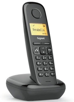 Gigaset A270 - Single DECT telefoon - Handsfree functie - amber verlicht display - zwart