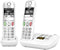 Gigaset A605A Duo - draadloze telefoons met antwoordapparaat - grafisch display - eenvoudige bediening - wit