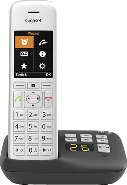 Gigaset CE 575 A Analoge-/DECT-telefoon Zwart, Zilver - LET OP: Geen Benelux product! - bepaalde functies werken niet