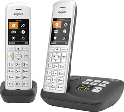 Gigaset CE575 A - Duo Analoge-/DECT-telefoon - Nummerherkenning - Zwart/Zilver