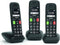 Gigaset E290R Trio Telefoons Zwart