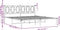 vidaXL - Bedframe - met - hoofdbord - metaal - zwart - 180x200 - cm