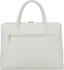 Gigi Fratelli Dames Leren Laptoptas 13.3 inch Charleston CHA0005 Wit