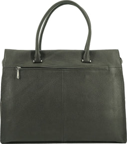 Gigi Fratelli Dames Leren Laptoptas 17 inch Romance Business ROM8017 Smoke