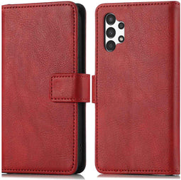 iMoshion Hoesje Geschikt voor Samsung Galaxy A13 (4G) Hoesje Met Pasjeshouder - iMoshion Luxe Bookcase - Rood