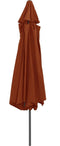 vidaXL - Parasol - met - metalen - paal - 390 - cm - terracottakleurig