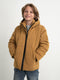 Petrol Industries - Gevoerde Winterjas - Vaste capuchon - Bruin - Maat 152