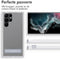 iMoshion Hoesje Geschikt voor Samsung Galaxy S22 Ultra Hoesje - iMoshion Stand Backcover - Transparant