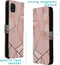 iMoshion Hoesje Geschikt voor Samsung Galaxy A22 (5G) Hoesje Met Pasjeshouder - iMoshion Design Softcase Bookcase - Roze / Meerkleurig / Pink Graphic