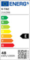 SET - LED buislamp compleet, waterdicht, 150cm, 48W, wit licht, 6500K, 5760lm, IP65, (verpakking van