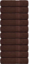 vidaXL - Douchehanddoeken - 10 - st - 70x140 - cm - 360 - g/m² - 100% - katoen - bruin
