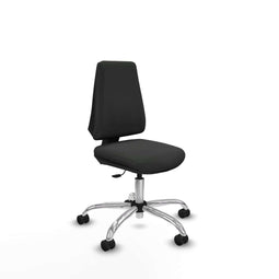 Piqueras y Crespo B00056N - Bureaustoel - Verstelbare hoogte draaiend - Donker grijs