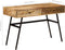 vidaXL - Schrijftafel - met - lades - 110x50x76 - cm - massief - mangohout