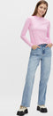 PCHOLLY HW WIDE JEANS MB - High Waist - Comfortabel - Denim