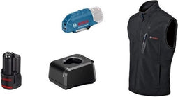 Gilet chauffée sans fil GHV 12+18V XA M Kit (Adapteur USB GAA 12V-21, 1x GBA 12V 2,0 Ah, chargeur GAL 12V-20)
