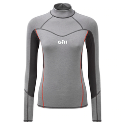 Gill Eco Pro Rash Vest LS UV+ grijs dames M