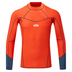 Gill Pro Rash Vest LS UV+ shirt lange mouwen oranje heren L
