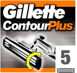 Gillette Contour Plus Refill - 5 navulmesjes