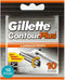 Gillette Contour Plus Scheermesjes 10 stuks