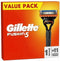 Gillette - Fusion 5 - Sc heerset - Comfortabele scheerbeurt - Houder & 11 Navulscheermesjes