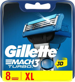 Gillette Mach 3 Turbo Scheermesjes 8 stuks