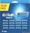 Gillette Mach3 Turbo Scheermesjes Voor Mannen - 16 Navulmesjes