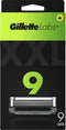 Gillette Navulmesjes Voor GilletteLabs - Exfoliating Bar En Heated Razor - 9 Scheermesjes