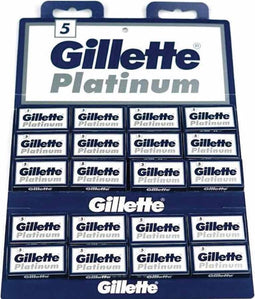 Gillette Platinum 100 Scheerbladen ( 20 Pakjes met 5 Stuks )