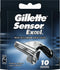 Gillette Sensor Excel - 10 stuks - Scheermesjes
