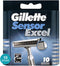 Gillette Sensor Excel Scheermesjes Voordeelverpakking 10 x 10 Mesjes