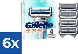Gillette SkinGuard Sensitive Scheermesjes - 4 Navulmesjes - Voordeelverpakking 6 stuks