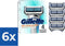 Gillette SkinGuard Sensitive Scheermesjes - 4 Navulmesjes - Voordeelverpakking 6 stuks