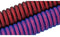 Keychron Premium Coiled Aviator Cable - GX16 - Blauw Rood