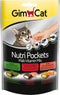 GimCat Nutri Pockets - Aanvullend kattenvoer / kattensnack met toevoegingen - In diverse smaken - 60gr, 150gr - Sea Mix 150g
