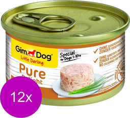 Gimdog Little Darling Pure Delight - Kip - Hondenvoer - 12 x 85 g
