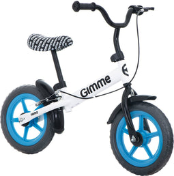 Gimme Nemo Loopfiets in het kleur Blauw| met rem