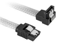 Sharkoon SATA 3 - Hoekkabel - 60cm - Wit