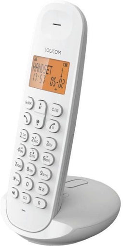 LOGICOM DECT ILOA 155T SOLO - Draadloze vaste telefoon - Antwoordapparaat - Wit