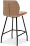 Gino - Barkruk - 43 x 50 x 96 cm - Soft - Cognac