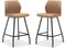 Gino - Barkruk - 43 x 50 x 96 cm - Soft - Cognac