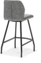 Gino - Barkruk - 43 x 50 x 96 cm - Soft - Steel