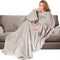 Giny Fleece Plaid met Mouwen 150x200 cm Pumice Stone