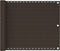 vidaXL - Balkonscherm - 75x400 - cm - HDPE - bruin